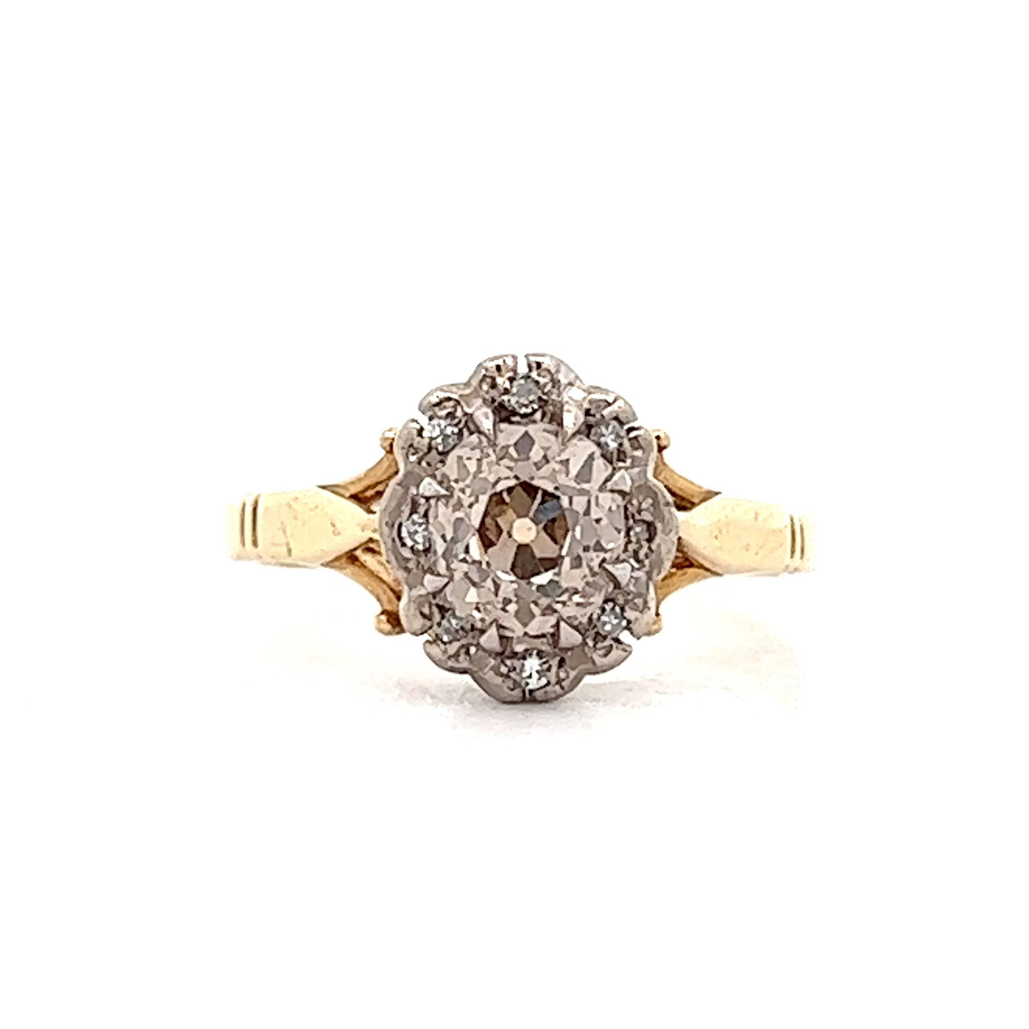 Victorian .74 Carat Solitaire Engagement Ring